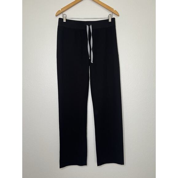 Figs Black Straight Leg Scrub Pant Size ST - Picture 1 of 3